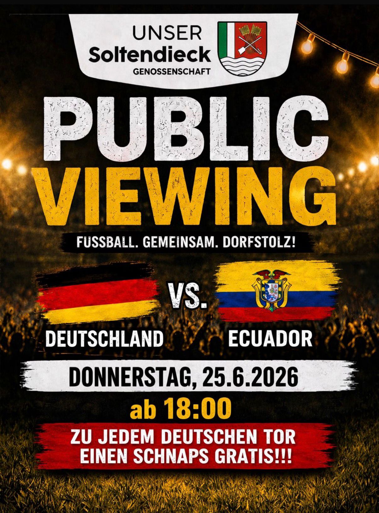 Public Viewing in Soltendieck